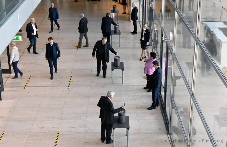 Namentliche Abstimmung im Bundestag