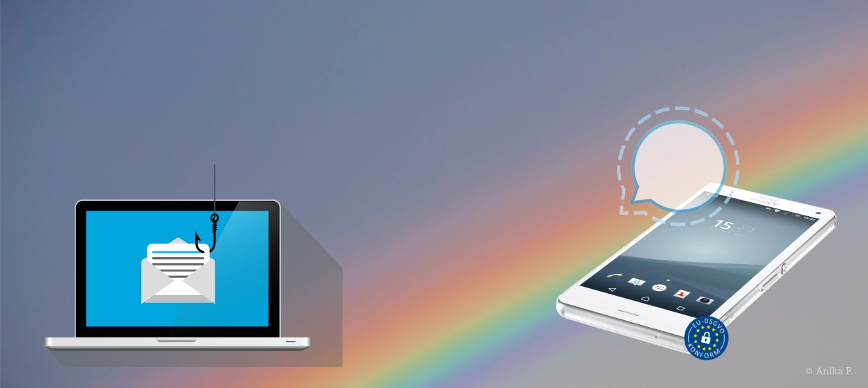 Signal Mails Pishing